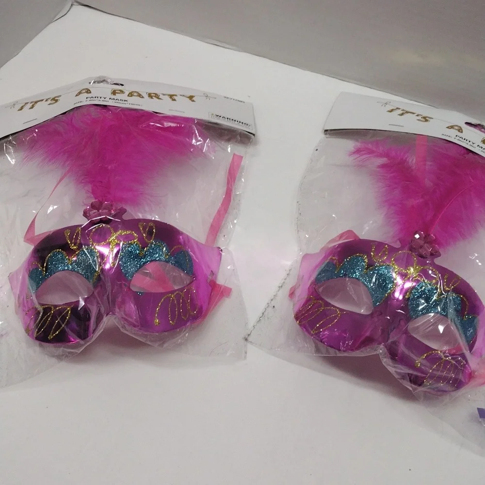 Decorated Masquerade Mask Assorted Lot of 10
